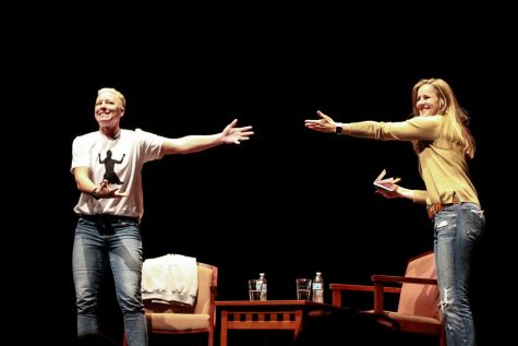 American Soccer Legends Abby Wambach and Brandi Chastain Share the Stage for Memorable Speaking Engagement