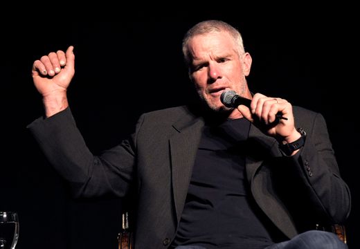 NFL Icon Brett Favre Talks Family and Faith at School Gala
