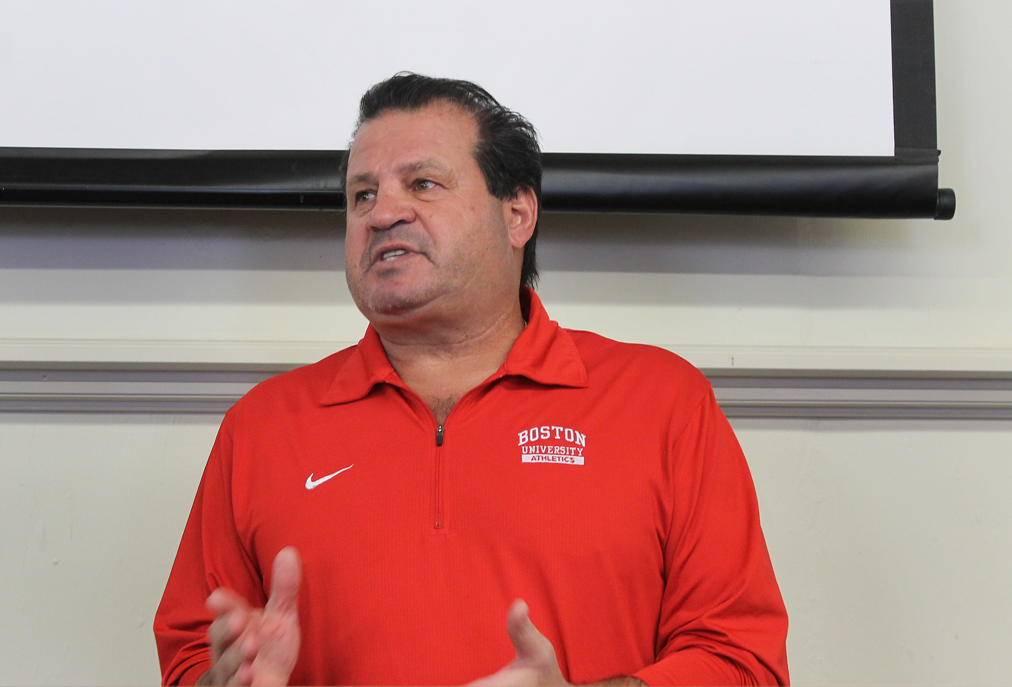 Miracle on Ice Hero Mike Eruzione Motivates Arlington Touchdown Club with Powerful Speech